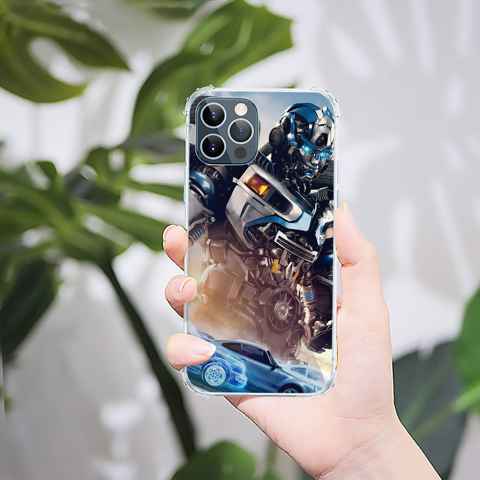 （画像用） Transformers トランスフォーマー 【iPhone 12シリーズ対応】透明スマホケース（クリアソフトケース）